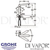 Grohe K7 Single-Lever Sink Mixer Kitchen Tap Dimensions